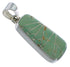 Turquoise Southwest Sterling Silver Pendant EX44451